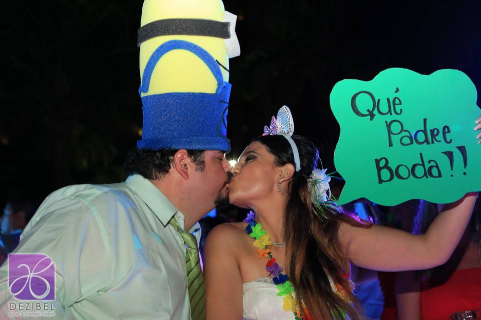 Divertidos props para bodas