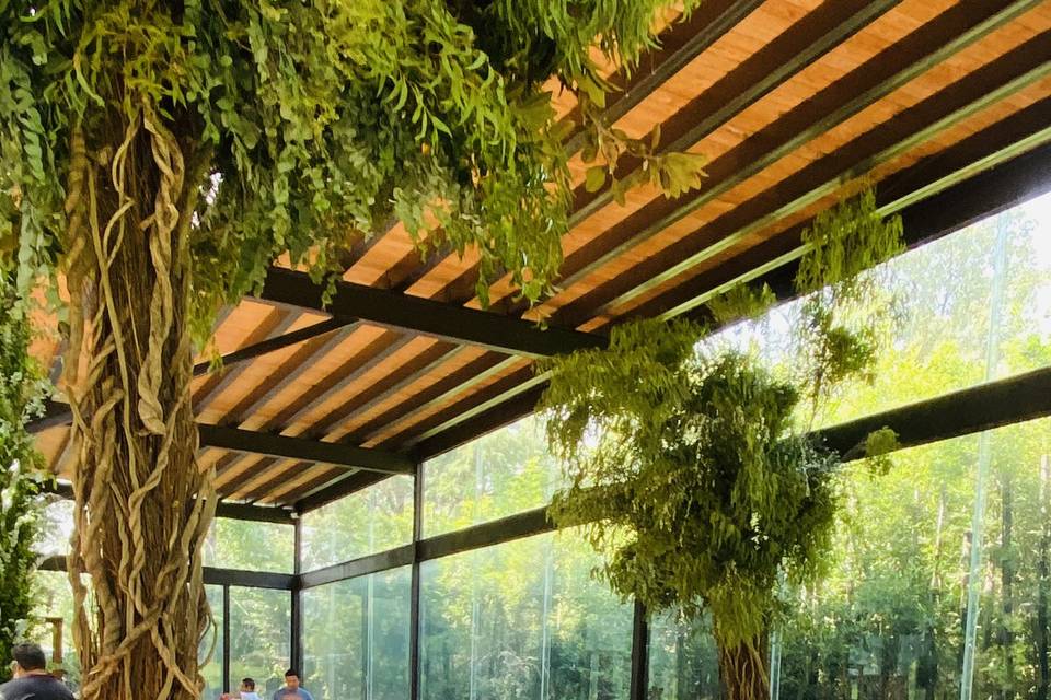 Montaje con árbol