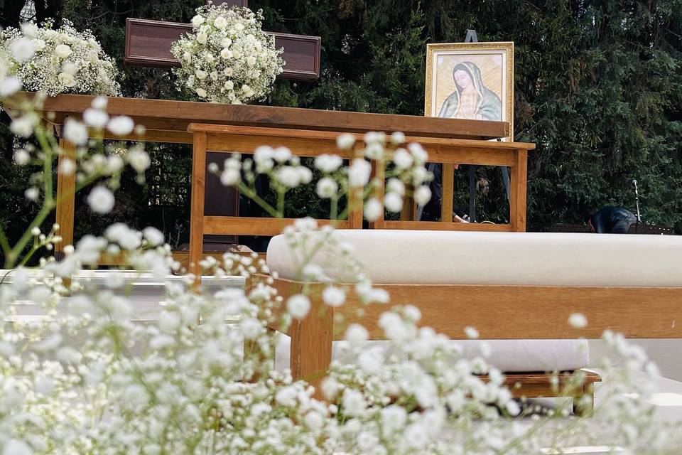 Jardín para ceremonia