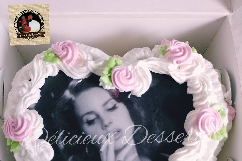 Pastel impresión comestible