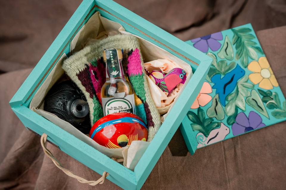 Caja de agradecimiento
