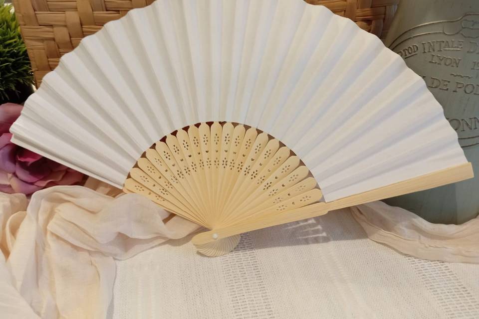 Abanicos para recepción