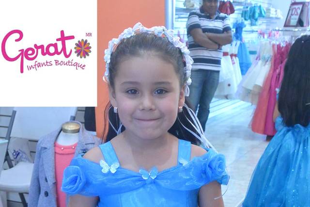 Vestido de fiesta para niñas Gerat color turquesa – Gerat Infants Boutique