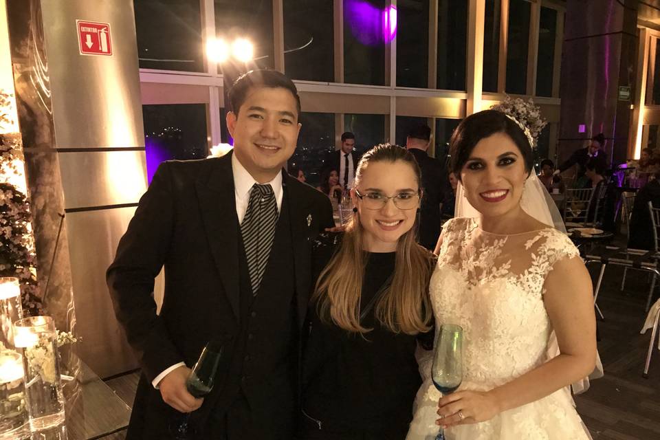 Foto con nuestros novios