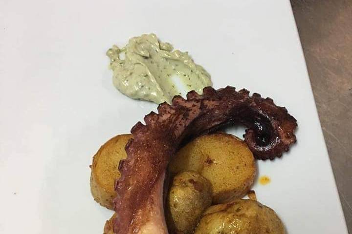 Pulpo con papas