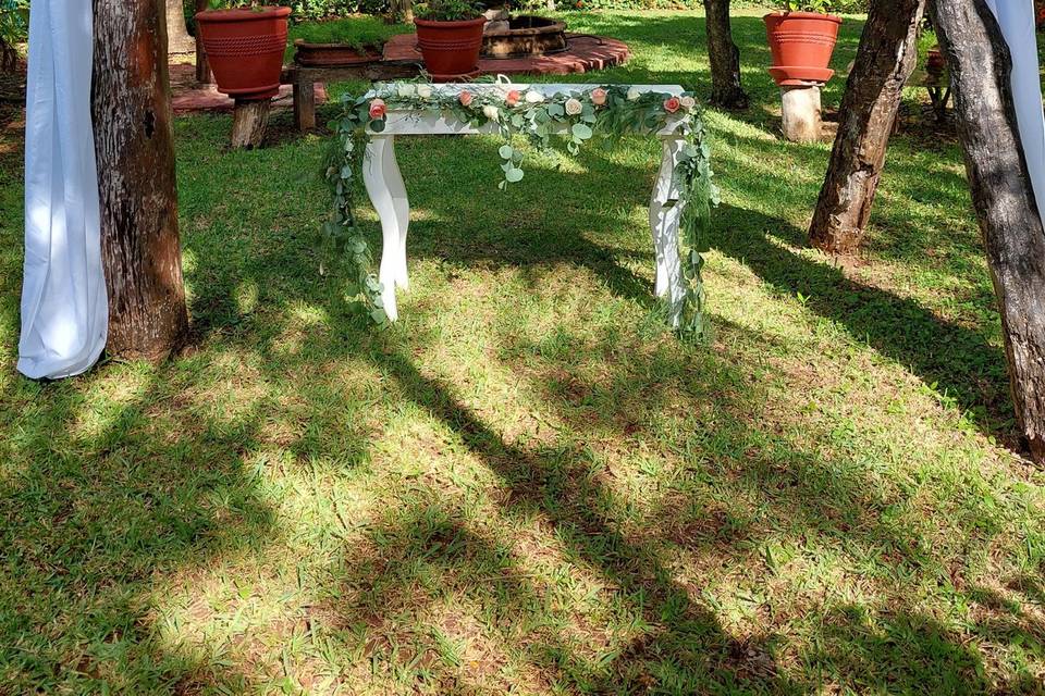 Gazebo boda Jardín