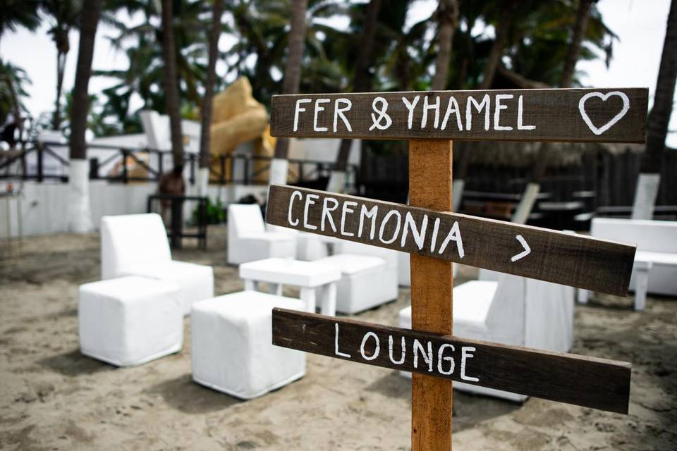 Lounge en playa