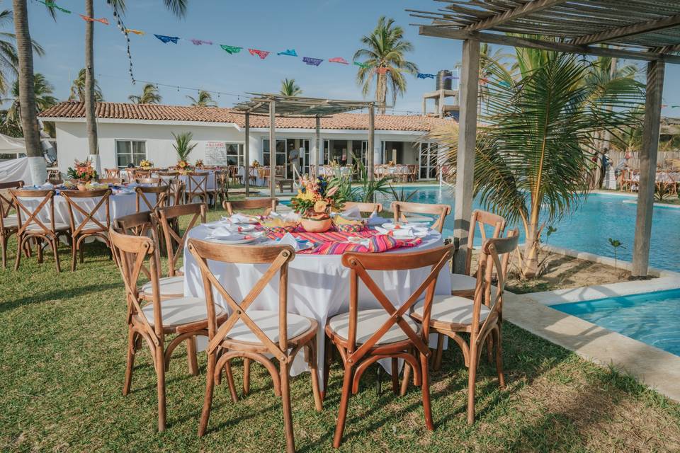 Boda mexicana en playa