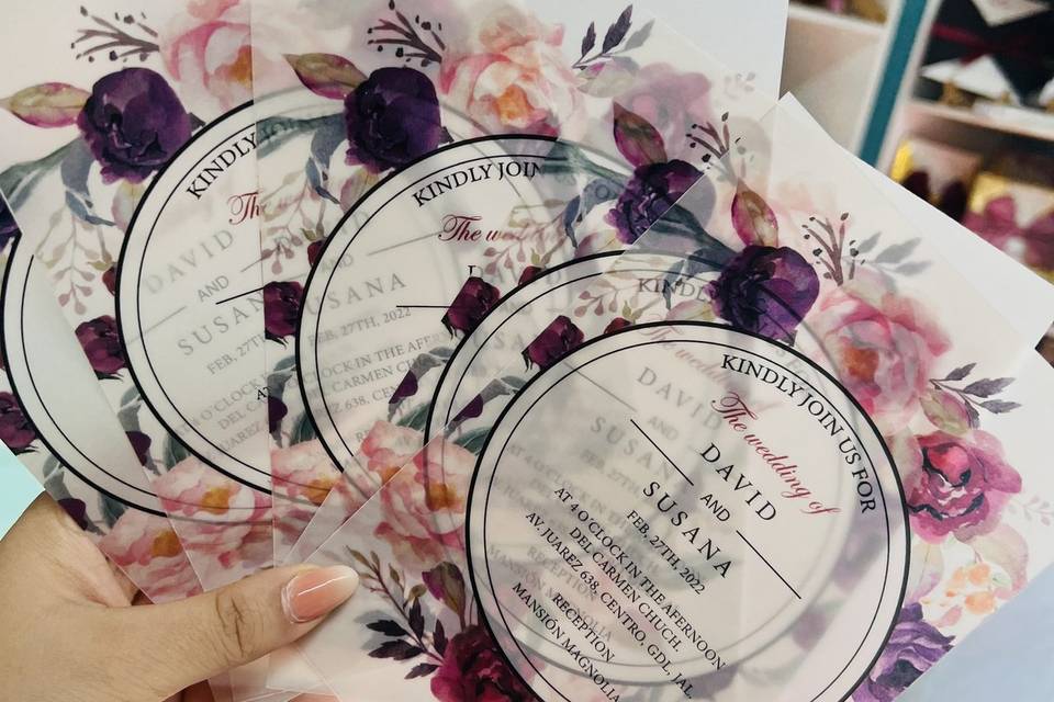 Invitaciones y Accesorios Chocolors