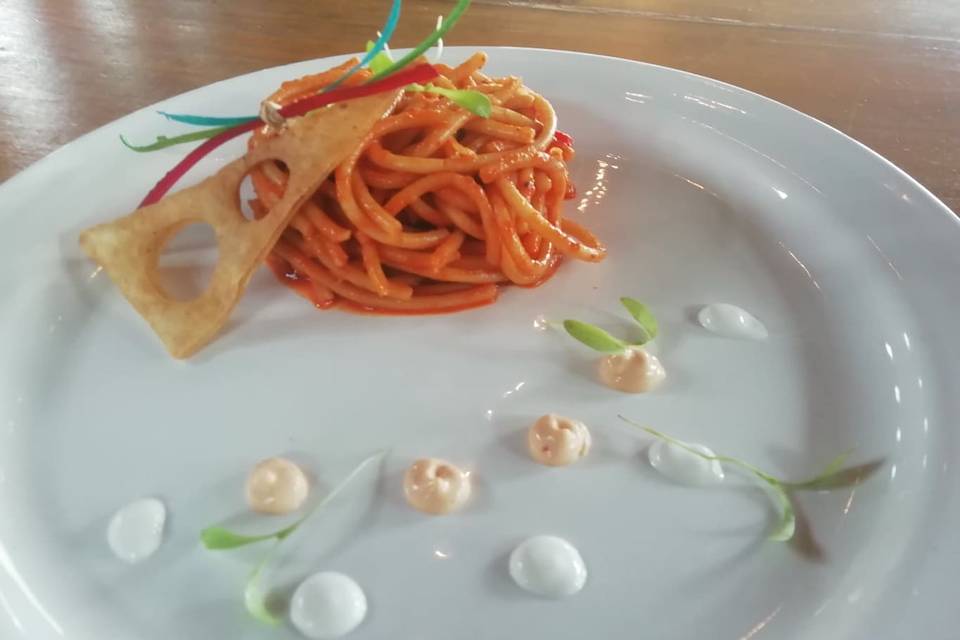 Spaguetti al guajillo