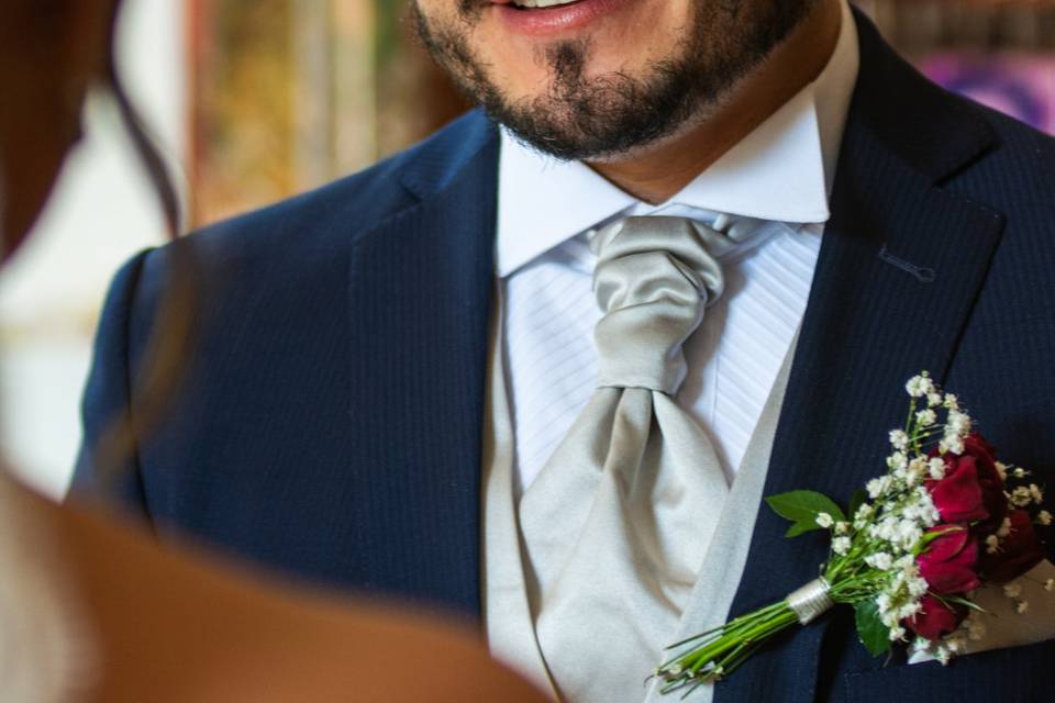 Mirada del novio