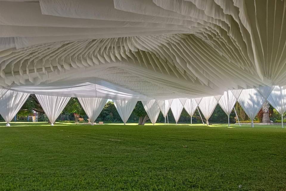 Carpa olas invertidas