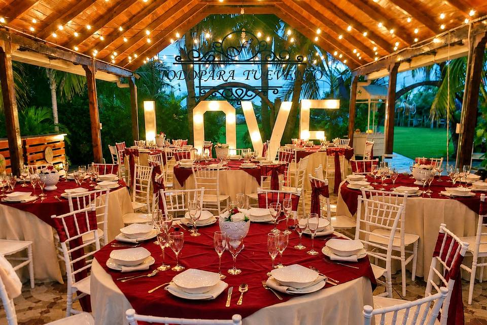 Palapa para boda