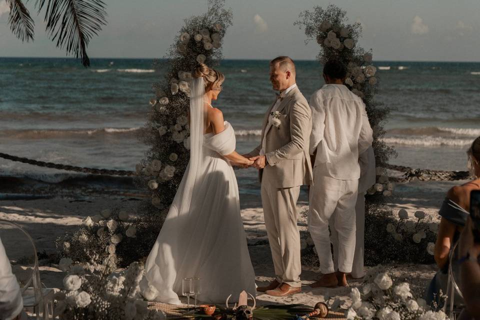 Boda en la playa