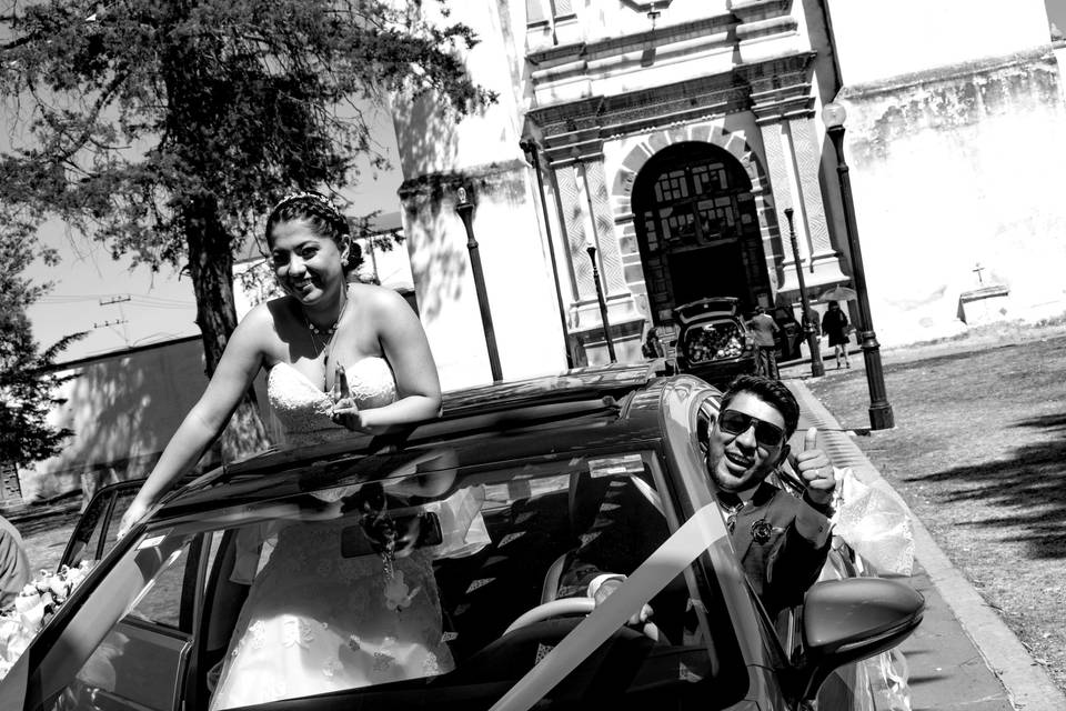 Fotos de parejas durante sus celebraciones