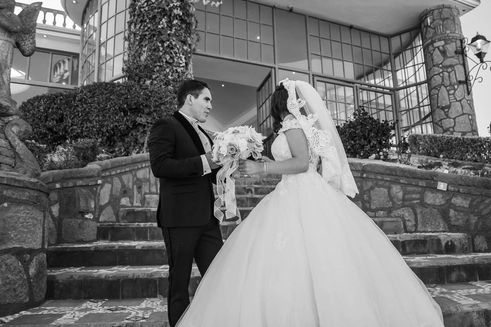 Fotos de parejas durante sus celebraciones