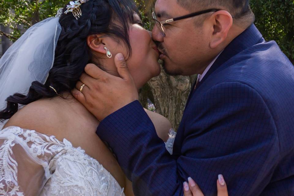 Fotos de parejas durante sus celebraciones