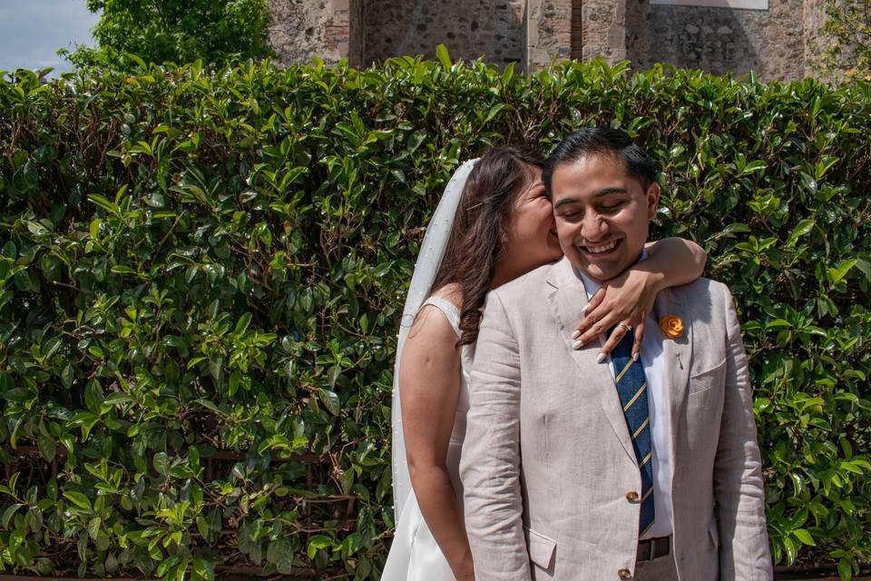 Fotos de parejas durante sus celebraciones