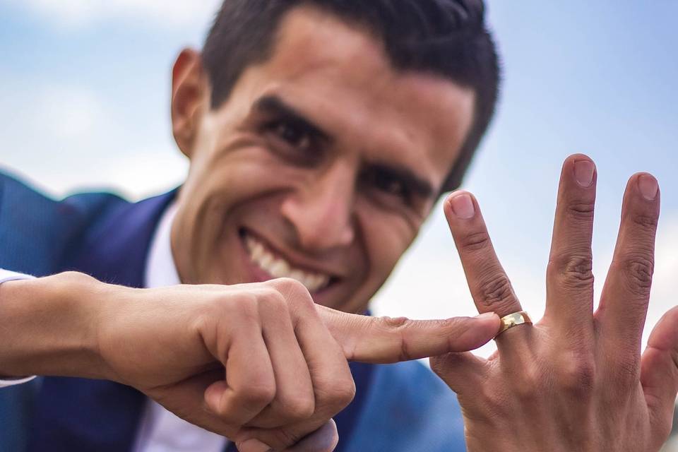 Fotos de parejas durante sus celebraciones