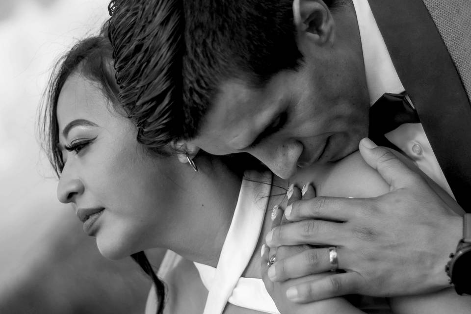 Fotos de parejas durante sus celebraciones