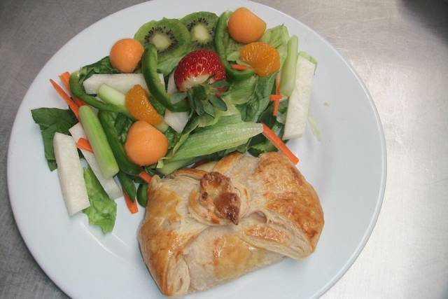 Pollo en hojaldre