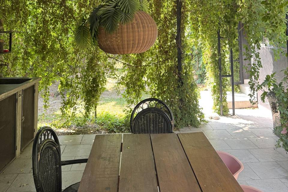 Terraza con Asador