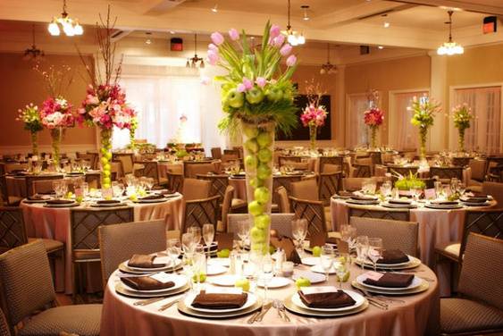 Decoración de las mesas