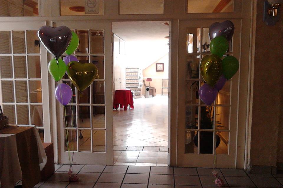 Decoración con globos