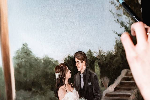 Live Wedding Painting México