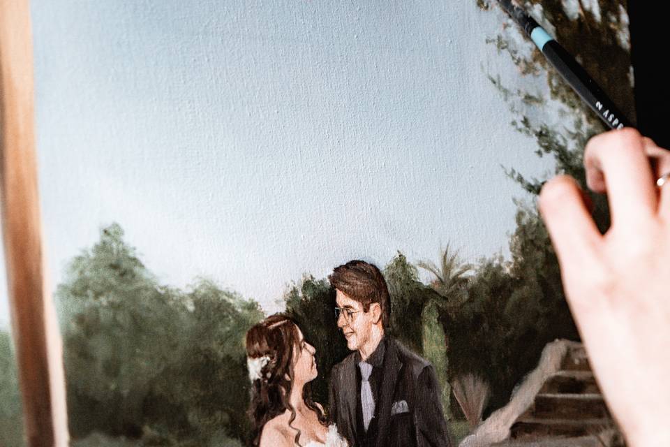 Live Wedding Painting México