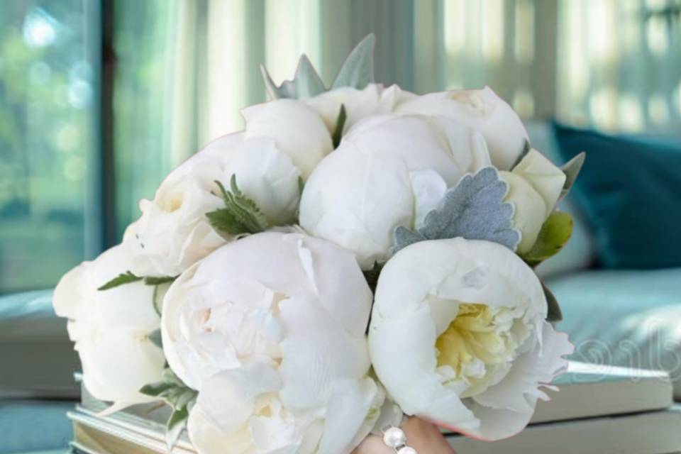 Bouquet de peonías