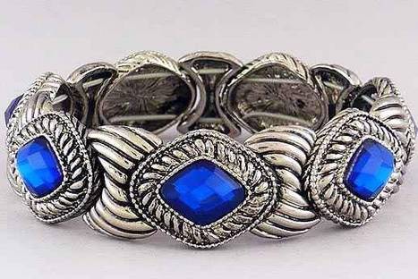 Pulsera con incrustación