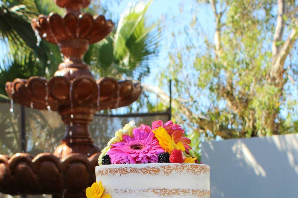 Mexican style wedding cake