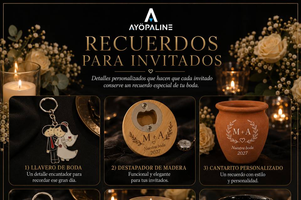 Recuerdos para invitados