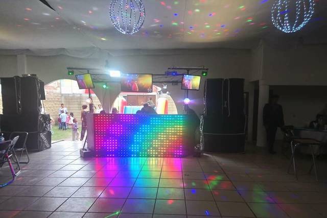 En plena fiesta