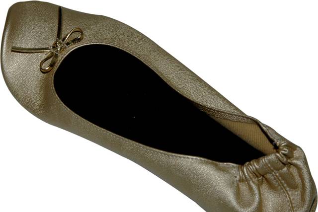 Ballerina color dorado