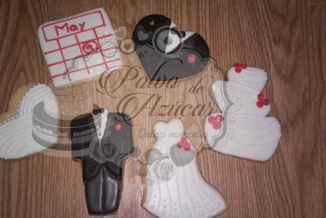 Set de galletas para boda