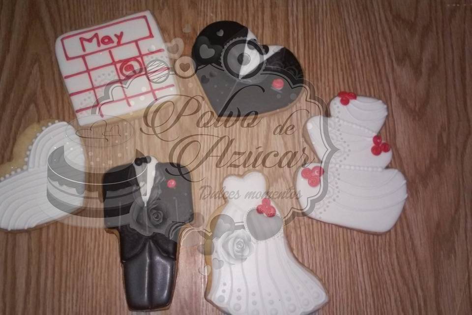 Set de galletas para boda