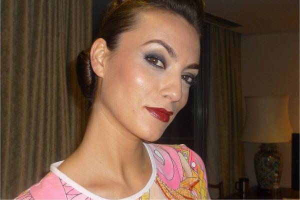 Ojos ahumados tenues