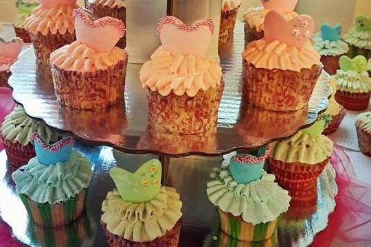 Cup cakes bailarina