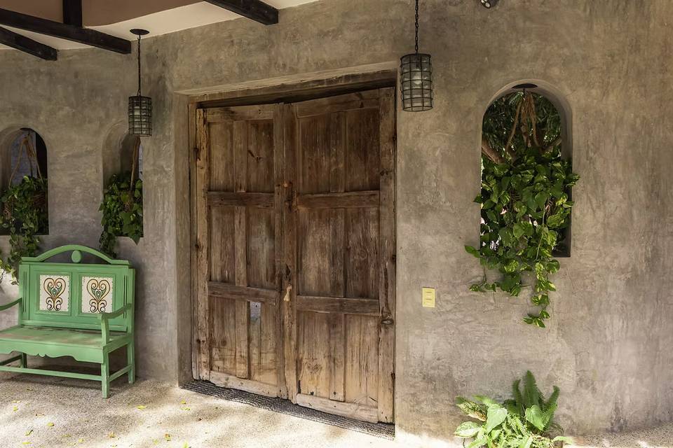 La entrada principal