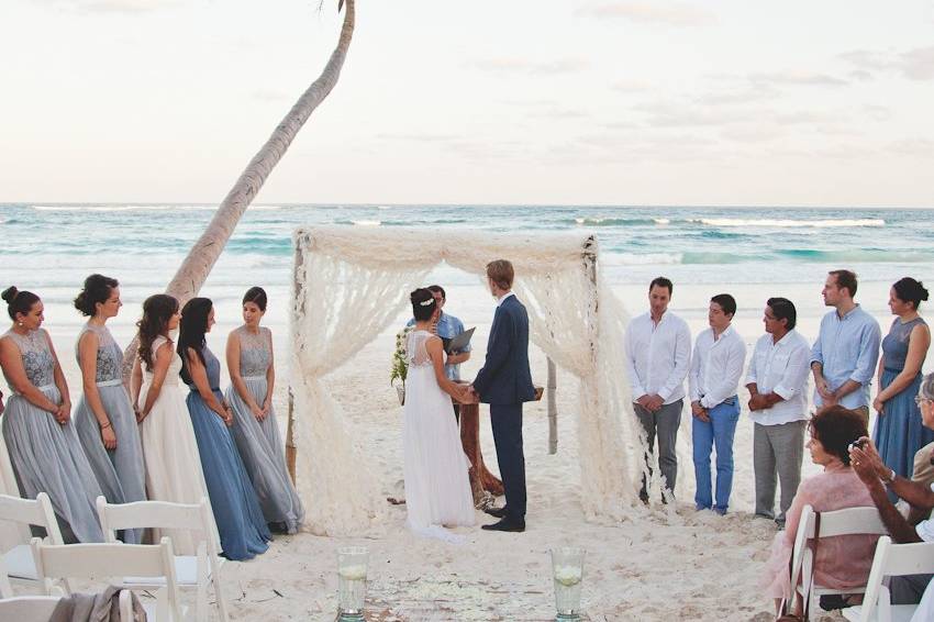 Ceremonia en la playa