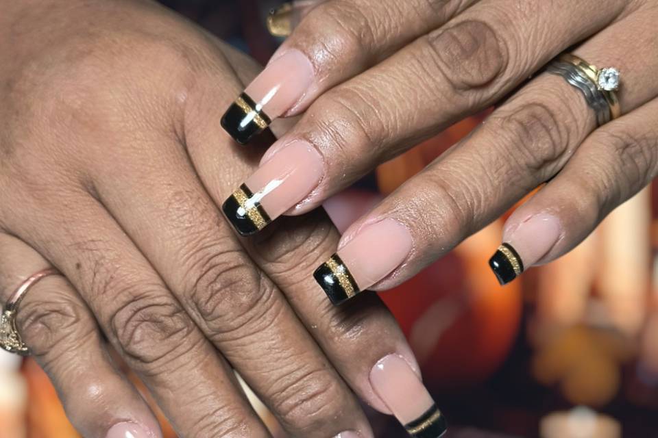 Nude y negro