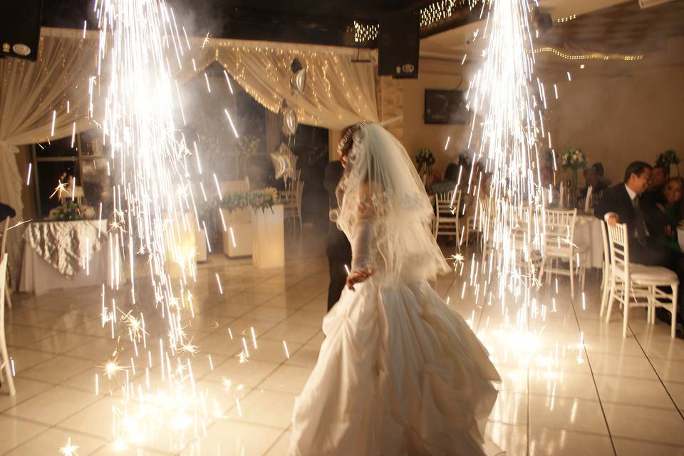 En plena celebración