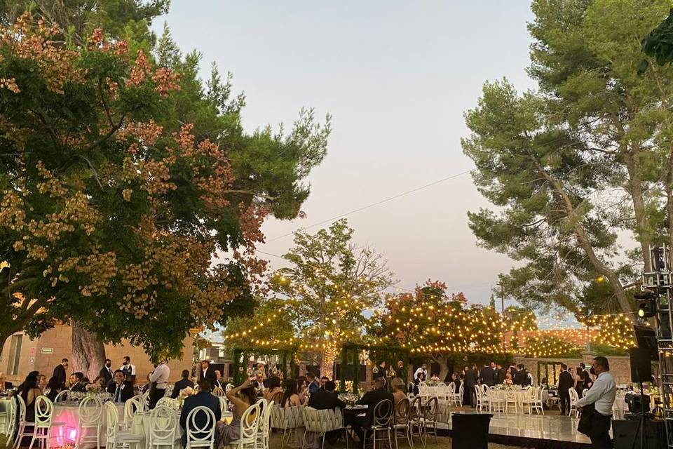 Boda en jardín