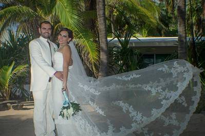 Pareja posando
