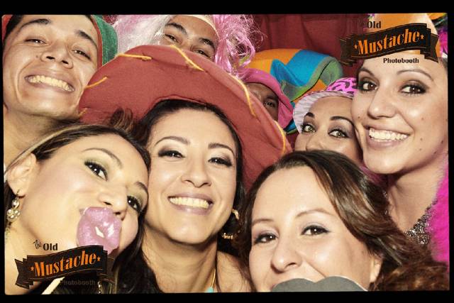 The old mustache photobooth