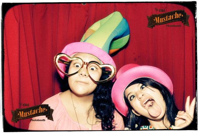 The old mustache photobooth