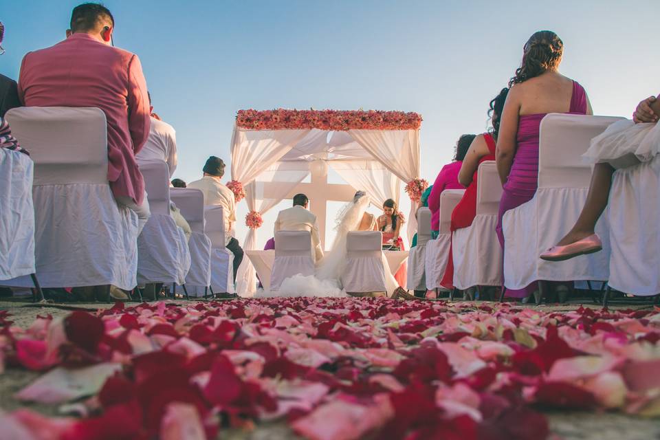 Boda en acapulco