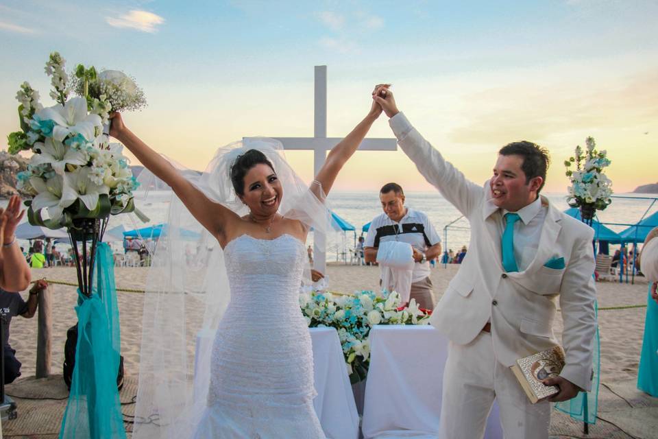 Boda en acapulco